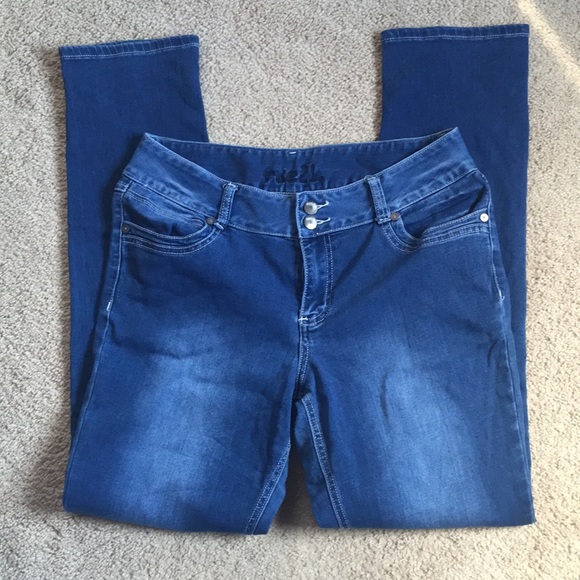 Rue 21 Mid Rise Skinny Freedom Flex 11/12 L Jean - Picture 2 of 6
